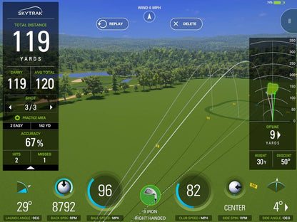 Golf Launch Monitor and Golf Simulator with Metal Protective Case