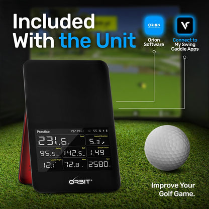 OPTISHOT Orbit Golf Simulator and Launch Monitor Golf Simulators for Home with Orion Software - Golf Launch Monitor - 20 Courses and 3 Practice Ranges Included