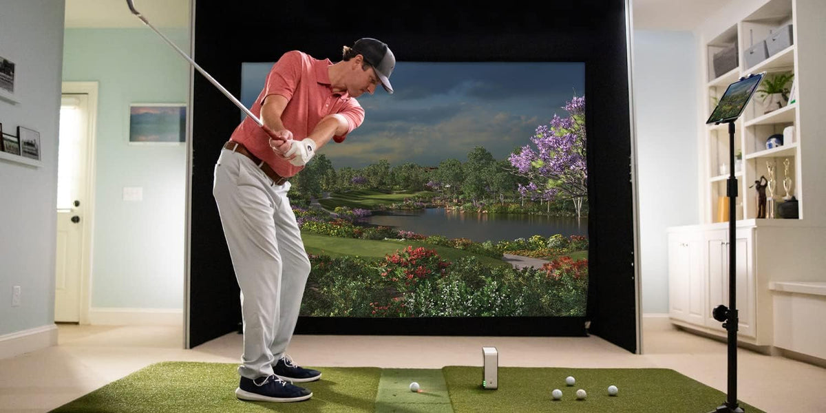 Golf Launch Monitor and Golf Simulator with Metal Protective Case
